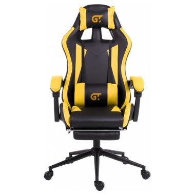 Крісло ігрове GT Racer X-2323 Black/Yellow фото №1