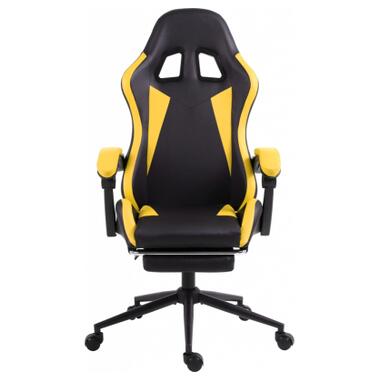 Крісло ігрове GT Racer X-2323 Black/Yellow фото №5