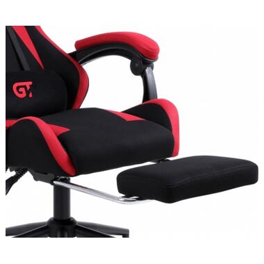 Крісло ігрове GT Racer X-2324 Black/Red (X-2324 Fabric Black/Red) фото №8