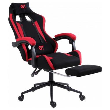 Крісло ігрове GT Racer X-2324 Black/Red (X-2324 Fabric Black/Red) фото №4