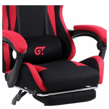 Крісло ігрове GT Racer X-2324 Black/Red (X-2324 Fabric Black/Red) фото №7