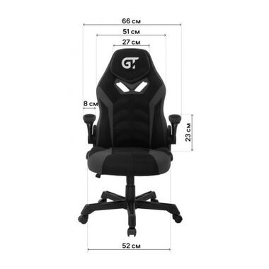 Крісло ігрове GT Racer X-2656 Black фото №11