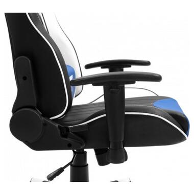 Крісло ігрове GT Racer X-5813 Black/Blue/White фото №11