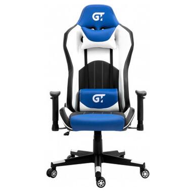 Крісло ігрове GT Racer X-5813 Black/Blue/White фото №1