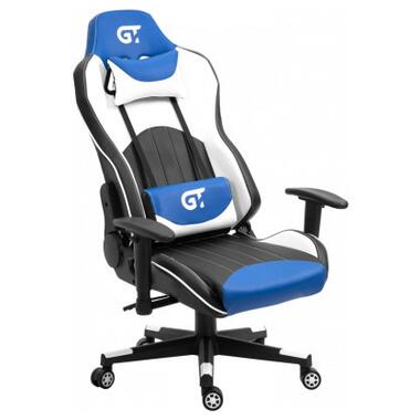 Крісло ігрове GT Racer X-5813 Black/Blue/White фото №6