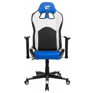 Крісло ігрове GT Racer X-5813 Black/Blue/White фото №8