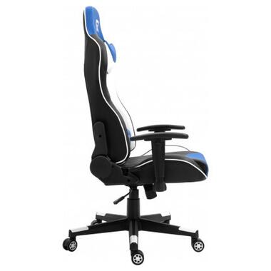 Крісло ігрове GT Racer X-5813 Black/Blue/White фото №3