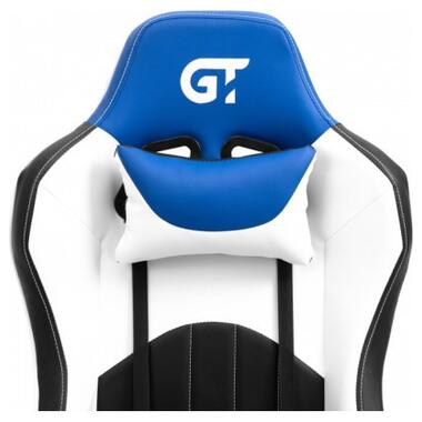 Крісло ігрове GT Racer X-5813 Black/Blue/White фото №12