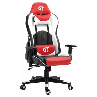 Крісло ігрове GT Racer X-5813 Black/Red/White фото №2