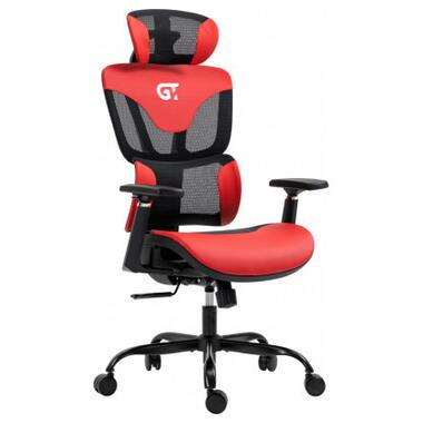 Крісло ігрове GT Racer X-6005 Black/Red фото №2