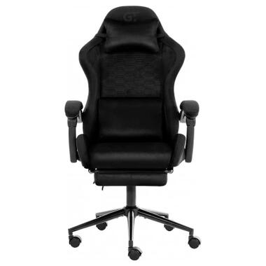 Кресло игровое GT Racer X-2338 Black (X-2338 Fabric Black/Black Suede) фото №1