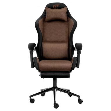 Кресло игровое GT Racer X-2338 Brown/Black (X-2338 Fabric Brown/Black) фото №1