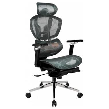 Кресло игровое GT Racer X-7002 Black/Black/Green (X-7002 Black/Black/Green (Massage)) фото №2