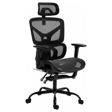 Офисное кресло GT Racer B-5865 Black фото №2