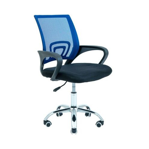 Крісло офісне Richman Спайдер сітка синя фото №1