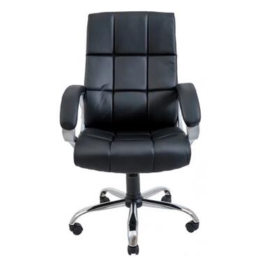 Офісне крісло Richman Аризона Хром М-1 чорне (IM0000039) фото №1