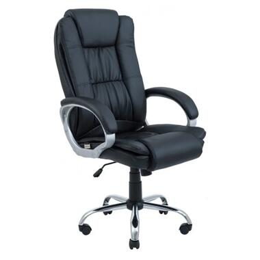 Офісне крісло Richman Калифорния хром к/з чорний (IM0000040) фото №2