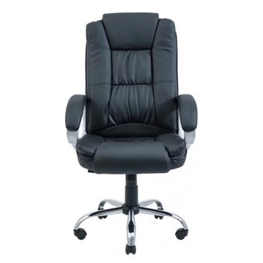 Офісне крісло Richman Калифорния хром к/з чорний (IM0000040) фото №1