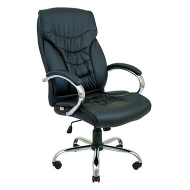 Офісне крісло Richman Кальяри Хром к/з чорний (ADD0001791) фото №2