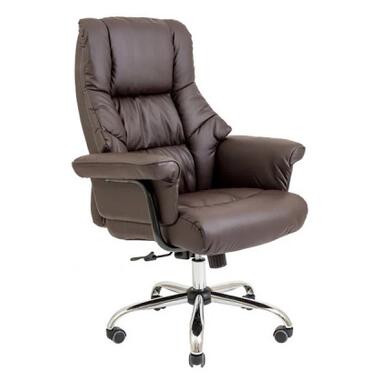 Офісне крісло Richman Конгрес Хром к/з коричневий (ADD0001742) фото №2