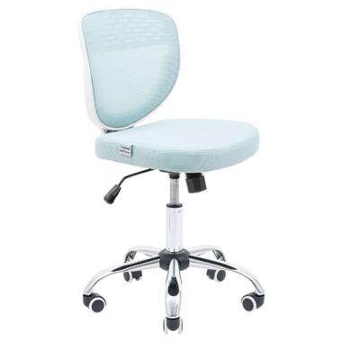 Офісне крісло Richman Лео Хром M-1 (Tilt) Блакитние (ADD0003112) фото №1