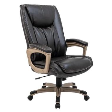 Офісне крісло Richman Магнат Пластик Річ M-2 (Anyfix) Шкіра Спліт Темно-коричнева (R00000043611) фото №1