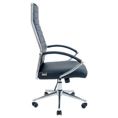 Офісне крісло Richman Малібу Хром M-1 (Tilt) Чорне (ADD0000742) фото №3