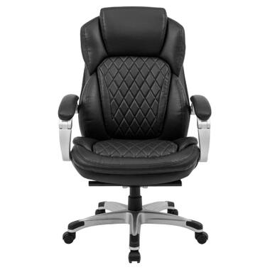 Офісне крісло Richman Преміо Пластик Річ Synchro Шкіра Спліт Чорна (R00000042321) фото №2