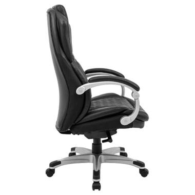 Офісне крісло Richman Преміо Пластик Річ Synchro Шкіра Спліт Чорна (R00000042321) фото №3