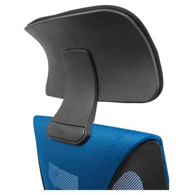Офісне крісло Richman Профі Пластик Піастра Сітка чорна + синя (ADD0003190) фото №12