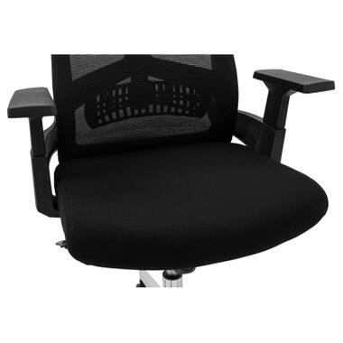 Офісне крісло Richman Токен Хром M-1 (Tilt) Сітка чорна (ADD0003212) фото №9
