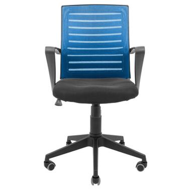Офісне крісло Richman Флеш Ю Пластик М-1 (Tilt) Сітка чорна + синя (ADD0003030) фото №2