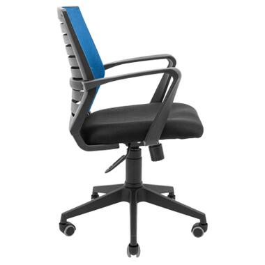Офісне крісло Richman Флеш Ю Пластик М-1 (Tilt) Сітка чорна + синя (ADD0003030) фото №3