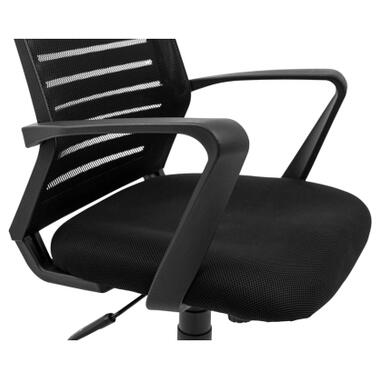 Офісне крісло Richman Флеш Ю Хром М-1 (Tilt) Сітка чорна (KR0003866) фото №7
