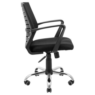 Офісне крісло Richman Флеш Ю Хром М-1 (Tilt) Сітка чорна (KR0003866) фото №3