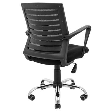 Офісне крісло Richman Флеш Ю Хром М-1 (Tilt) Сітка чорна (KR0003866) фото №4