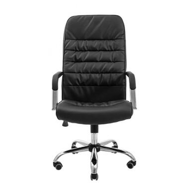 Офісне крісло Richman Лион Хром к/з чорний (IM0000093) фото №1