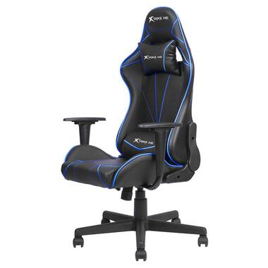 Крісло ігрове XTRIKE ME Advanced Gaming Chair GC-909, 50мм, чорно-сине (GC-909BU) фото №2