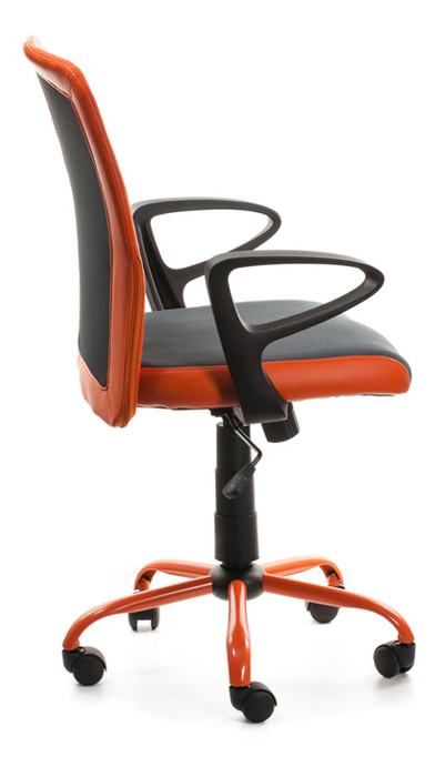 Кресло Office4You Leno (27783) Grey/Orange фото №3