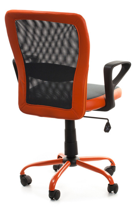 Кресло Office4You Leno (27783) Grey/Orange фото №4