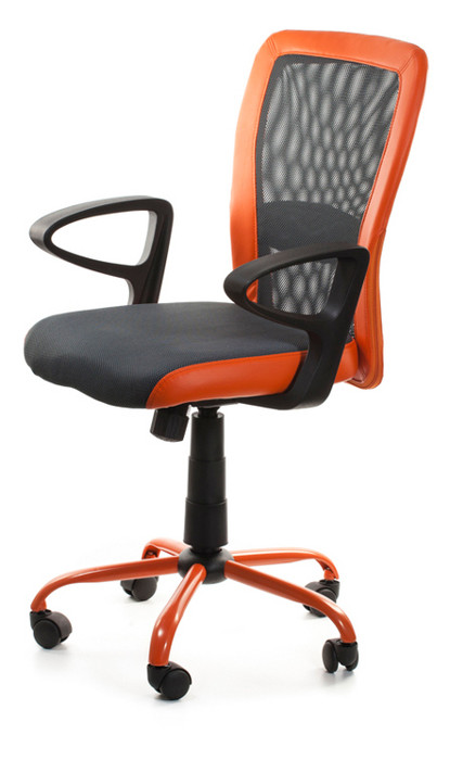 Кресло Office4You Leno (27783) Grey/Orange фото №7
