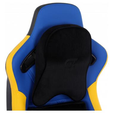Крісло ігрове GT Racer X-0724 Blue/Yellow фото №10