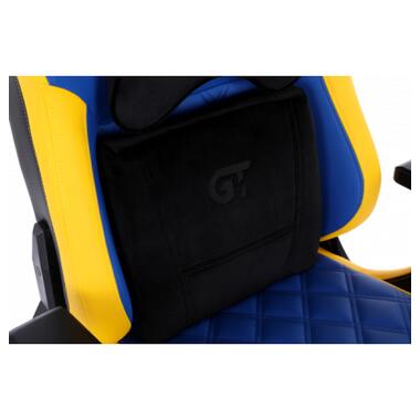 Крісло ігрове GT Racer X-0724 Blue/Yellow фото №9