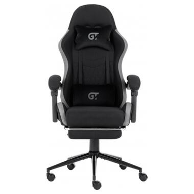 Крісло ігрове GT Racer X-2324 Black/Gray (X-2324 Fabric Black/Gray) фото №2