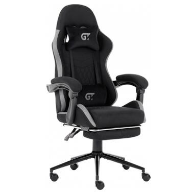 Крісло ігрове GT Racer X-2324 Black/Gray (X-2324 Fabric Black/Gray) фото №1