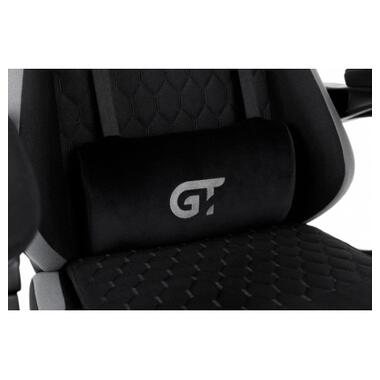 Крісло ігрове GT Racer X-2324 Black/Gray (X-2324 Fabric Black/Gray) фото №8