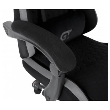 Крісло ігрове GT Racer X-2324 Black/Gray (X-2324 Fabric Black/Gray) фото №9