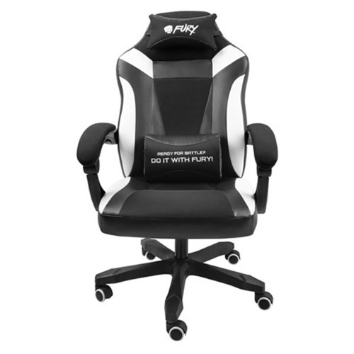 Ігрове крісло Gaming Chair Fury Avenger M, 50мм, Black-White (NFF-1710) фото №5