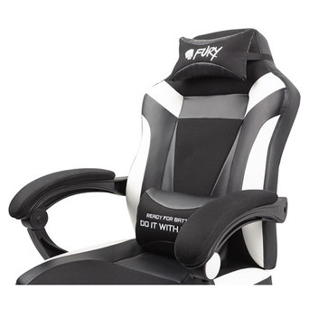Ігрове крісло Gaming Chair Fury Avenger M, 50мм, Black-White (NFF-1710) фото №36