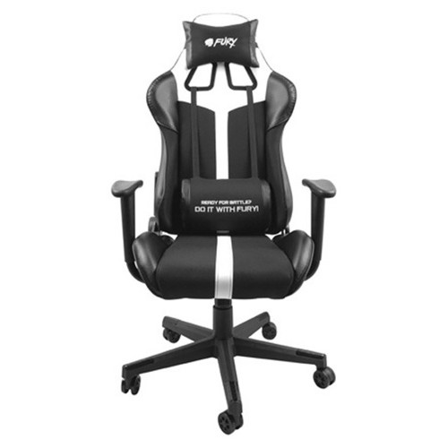 Ігрове крісло Gaming Chair Fury Avenger XL, 60мм, Black-White (NFF-1712) фото №9